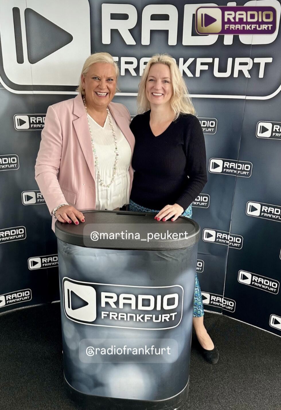 Martina Peukert Business Coach bei Radio Frankfurt Interview