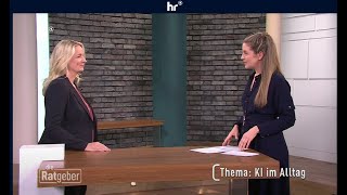 Martina Peukert Hessischer Rundfunk – KI-Expertin im ARD TV-Studio