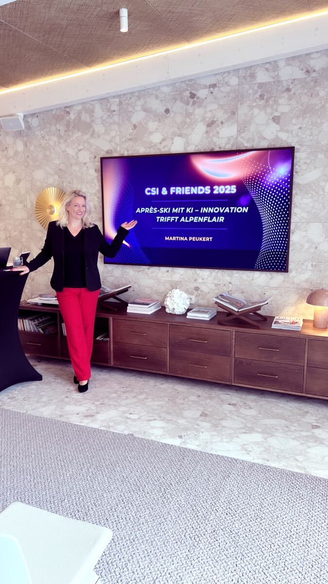 Martina Peukert KI-Mindset Speaker bei Unternehmens-Event